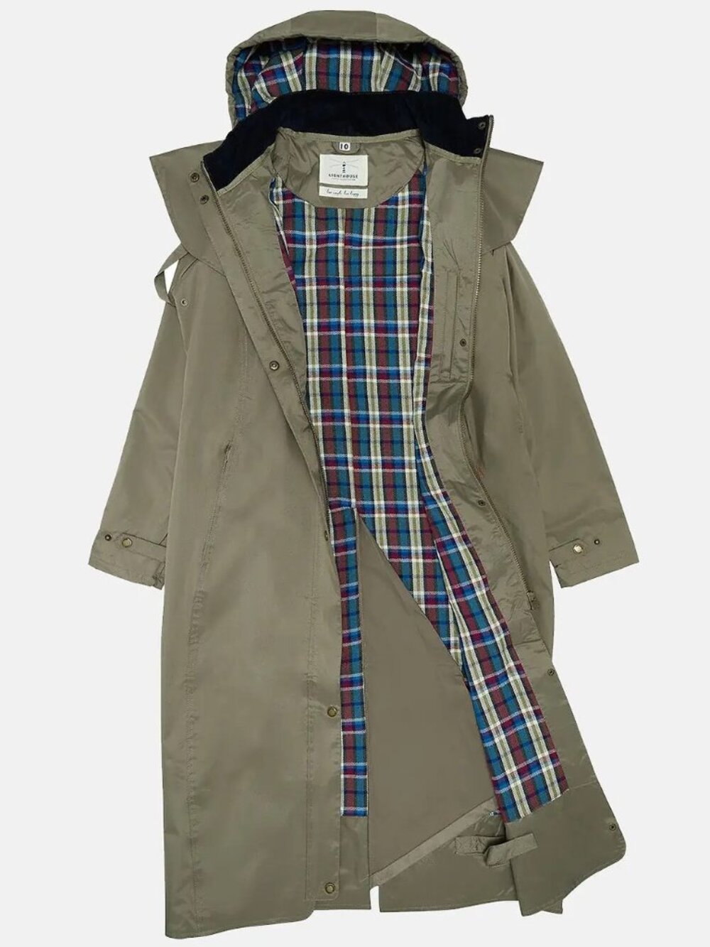 nwt LIGHTHOUSE Outback Full Length Waterproof/Windproof Raincoat in Fawn (US 20)